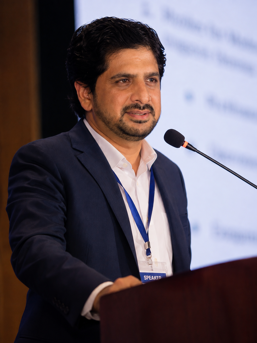 M. Raees Aziz, Founder and Director of Al-Farah Medical Center